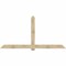 Ekena Millwork Eugene Rough Sawn Timber Gable Bracket, Douglas Fir, 108"W x 54"H x 6"D x 6"F, 12/12 Pitch GBW108X54X0606EUG00RDF - alternate 1
